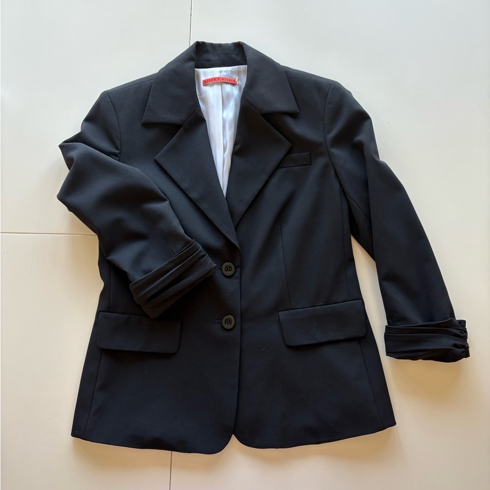 Alice + Olivia Black Women's Blazer